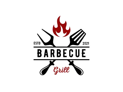 Logo Company "Barbeque" branding graphic design illustration logo гра графический дизайн