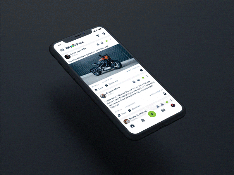 Whosthere app concept connection help human people service app social project social service app ui volunteer