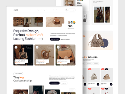 Luxury Fashion Landing page collection e commerce ecommerce ecommerce website ecommercedesign fashion fashion website fashionux landing page luxury mordern page shopify smart uidesign uxdesign website