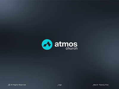 Atmos church logo belonging branding church clean community connection faith geometry graphic design icon logo love minimal modern ohio purpose spiritual transformation unique