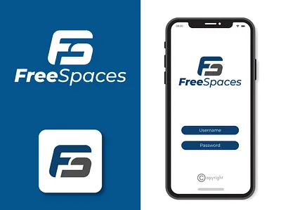 Modern FS Letter Monogram Logo elegant