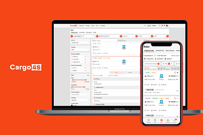 Cargo4S – Smart Freight Rate Management admin crm data managment dribbble freightrates logistics ui uiux webdesign