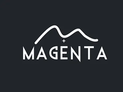 MAGENTA LOGO ( CLOTHING BRAND ) clothing brand custom logo fashion logo graphic design logo luxury logo typography