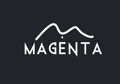 MAGENTA LOGO ( CLOTHING BRAND ) clothing brand custom logo fashion logo graphic design logo luxury logo typography