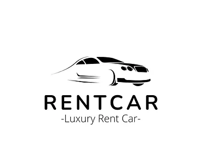 Logo "RENTCAR" branding design graphic design illustration logo typography vector графический дизайн