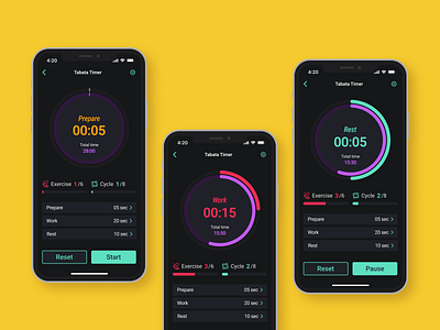 Tabata Timer designs, themes, templates and downloadable graphic ...
