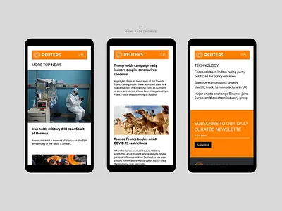 Reuters. Webdesign. Concept. app awards behance branding illustration logo media news reuters typography ui ux