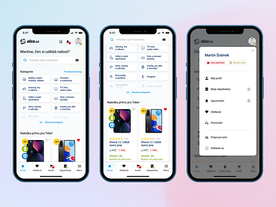 Ecommerce Alza.cz - new app design (concept) alza design ecommerce ios ui ux