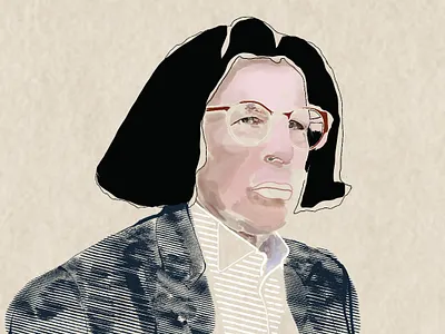 Fran comics portrait femme procreate.