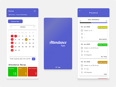 Attendance App absent attendance app calendar company