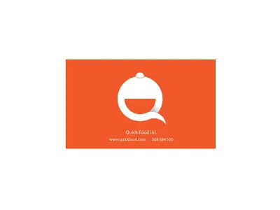 Business Card Quick Food branding graphic design illustration vector