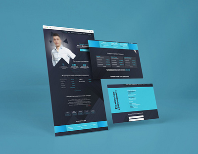 Дизайн сайта для психолога branding design web design