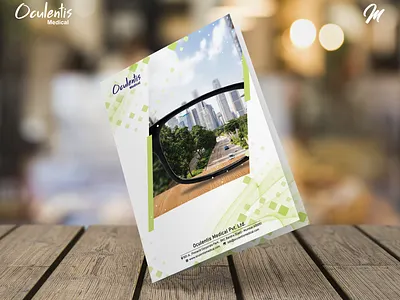 Oculentis Medical Flyer Design graphicdesign icon logo illustrator designer illustration illustrator