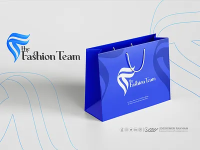 ''The Fashion Team" arabic logo arabic logo design clothing logo designer rayhan logo design marden arabic logo rayhans design