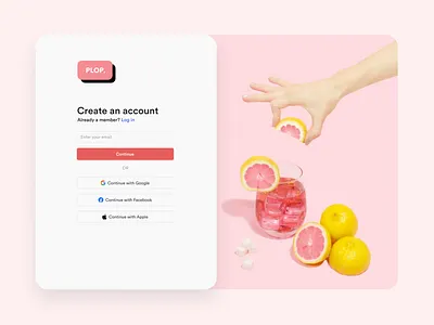 Daily UI Challenge | Day 1 - Sign Up Page challenge dailyui figma signup ui webdsign