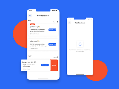 UI Marathon | Notifications app design ui ux