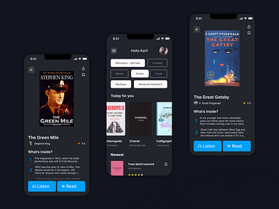 Book Store App 📚 app design graphic design logo typography ui ux