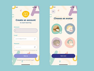 UI Marathon | Sign Up app design graphic design illustration ui ux