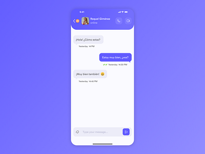 UI Marathon | Direct Messaging app design graphic design ui ux