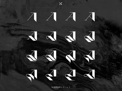 Sɪgnɪa: A /ˈeɪ/ art deco deco letterdesign typography