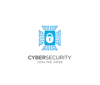 Cyber security logo icon template abstract colorful cyber cyber security logo logo security