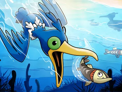 Cormorant Illustration