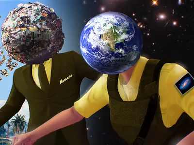 June 2022 - Plastic pollution. Ecology. by Variendr. breakfreefromplastic composition ecoart ecological ecology nomoreplastic nowaste photobashing plastic plasticfree plasticpollutes plasticpollution pollution procreate uselessplastic