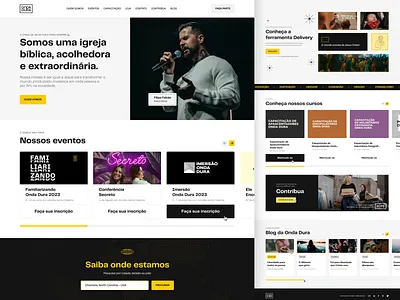 Redesign Onda Dura church design interface ui uidesign