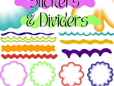 Cutesy Stickers & the Advertisement Thereof consumer stock graphics cute note app stickers