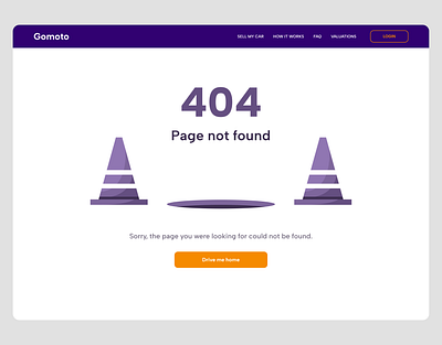 Gomoto Website 404 Error