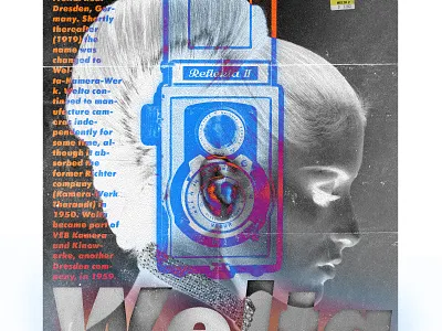 Welta Bitmap Poster Design ( for fun :) ) bitmap camera fun graphic design pixel poster