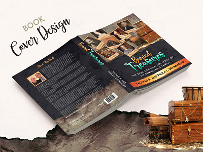 Buried Treasures - Book Cover Design book bookcover branding cover design graphic design illustration vector