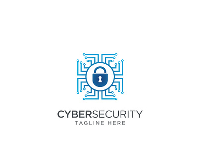 Cyber security logo vector abstract cyber cyber security logo cyber security logo vector icon logo securuity