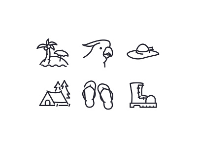Vacation branding cartoon character cute design icon illustration summer vacation