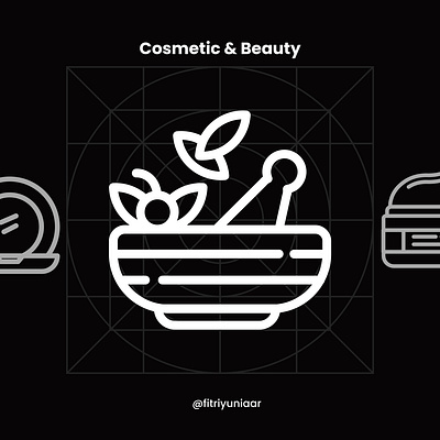 Cosmetic & Beauty Icon Line branding design graphic design icon ui ux vector