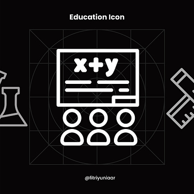 Education Icon Line branding design graphic design icon illustration logo ui ux vector