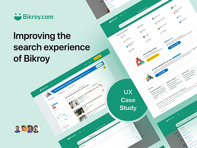 Improving the search experience of an online marketplace case study devignedge mhmanik02 user experience ux ux case study ux design ux research uxui web design website website ux