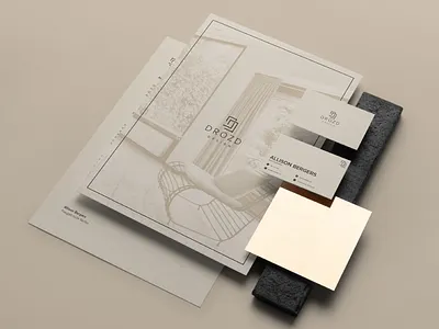 Business Card Design branding business cards color palette design graphic design icon logo logo design minimal neutral nude office materials typography vector