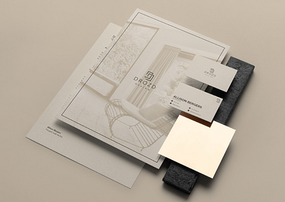 Business Card Design branding business cards color palette design graphic design icon logo logo design minimal neutral nude office materials typography vector