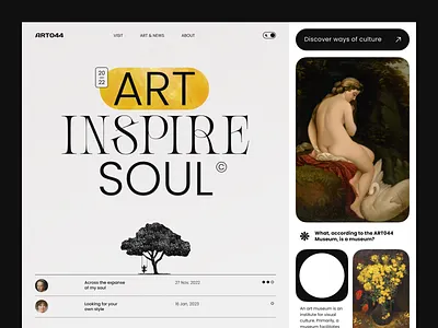 ART044 Website design interface product service startup ui ux web website