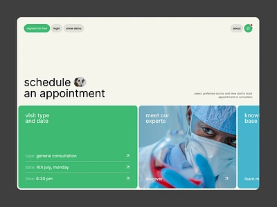 Medical Platform app blue branding chart clean dark dashboard design green health heatlhcare light logo med medical medtech minimal mobile ui ux