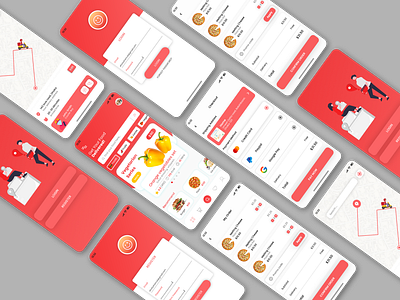 Food delivery app ui kit