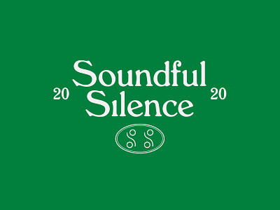 Soundful Silence Logotype 2020 branding colors design font green icon logo mexico silence soundfull symbol tipografia typo typography