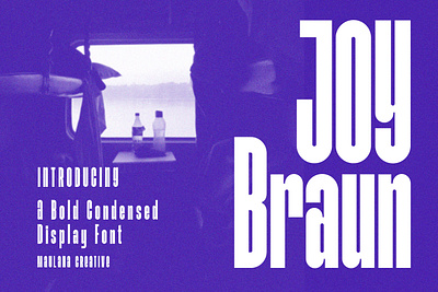 Joy Braun Sans Serif Display Font 3d animation branding design font fonts graphic design illustration logo motion graphics nostalgic sans sans serif ui