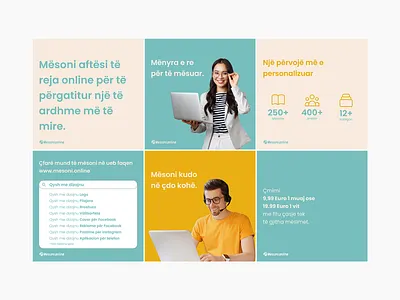 Mesoni Online | Social Media Posts design kurs per dizajn grafik social media socialmedia