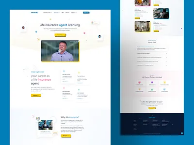 Remic - Life insurance landing page agent clean design family insurance financial fintech guard insurance insurance company insurance tech landing page design life insurance safety ui uiux uiux design website design