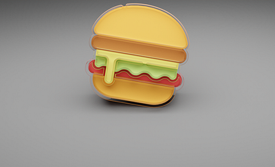 Glassmorphism 3d Burger 3d branding design illustration ui