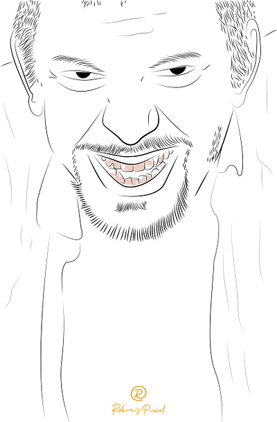 Actor Chanchal Chowdhury Sketch Line art chanchal chowdhury design fiber graphic design hawa movie illustration line art photo sketch typography ui vector