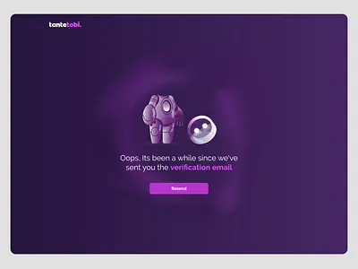 Tantetobi Website Expired Email Verification