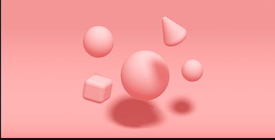 All In Pink 3D Shapes 🔥 3d animation branding design graphic design illustration logo motion graphics ui vector